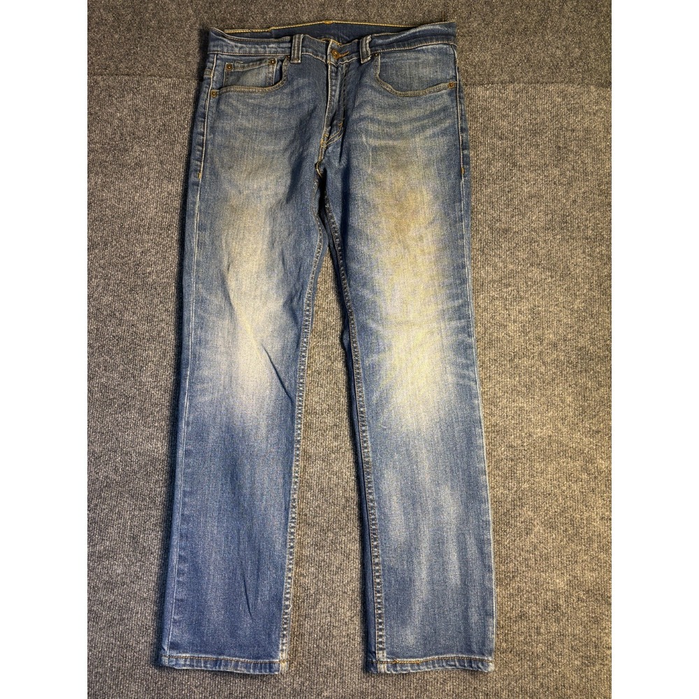 Levi's 511 Straight Jeans Men 32x30 Blue Denim Faded Streetwear 5-Pocket Red Tab